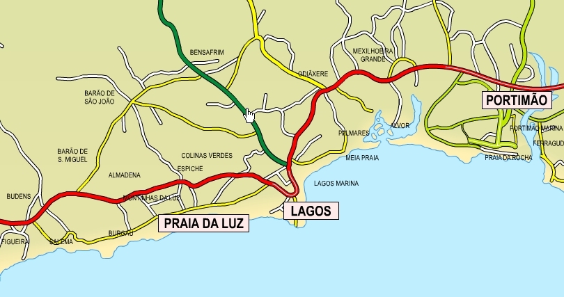 Luz & bLagos Outline Map